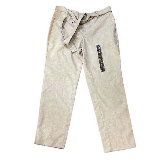NWT Banana Republic Avery Tie Waist Gray Pants size 6 - Picture 1 of 8